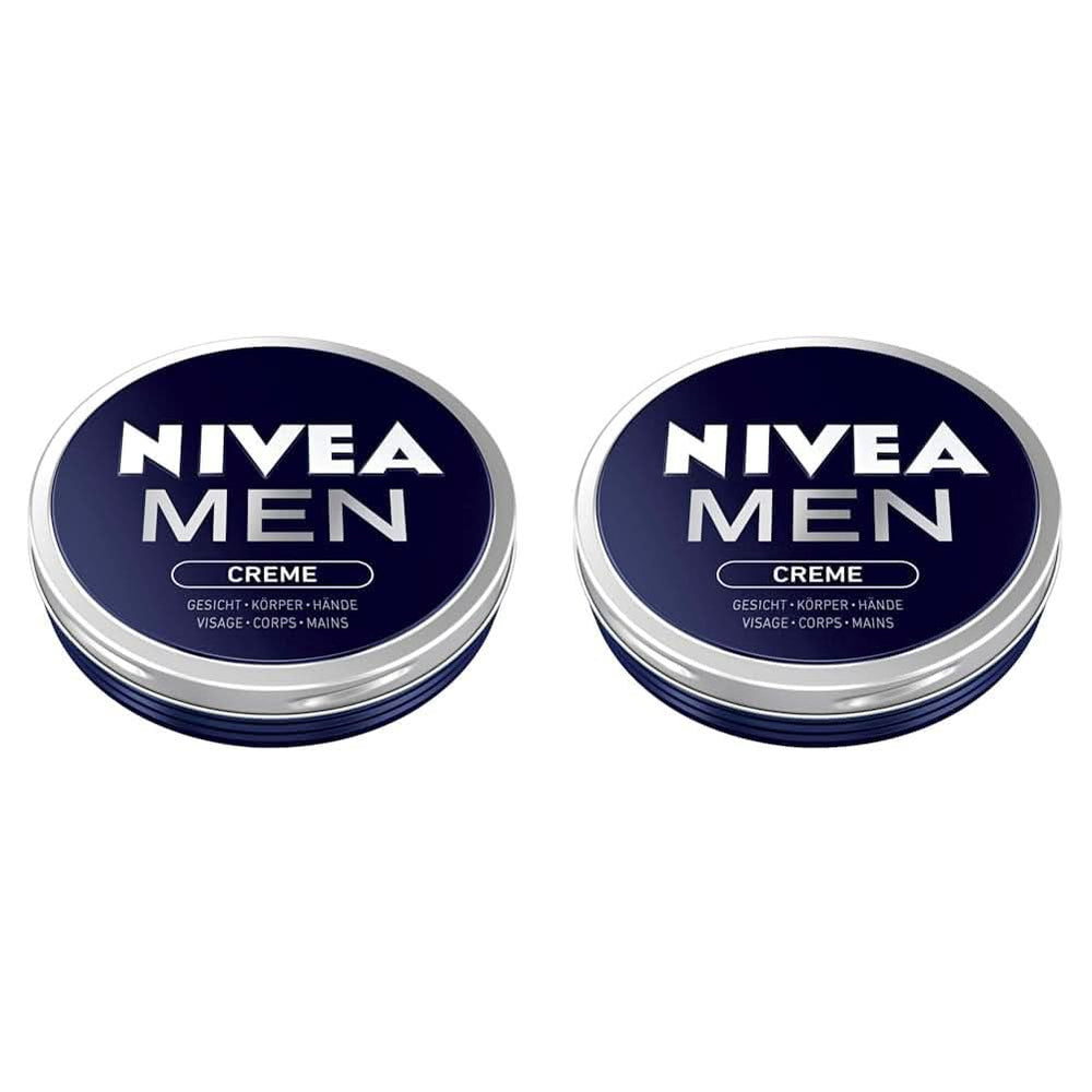 NIVEA MEN Creme, cremă hrănitoare pentru piele cu vitamina E, 150 ml Naty Shop 2 x 75 ml 75 ml