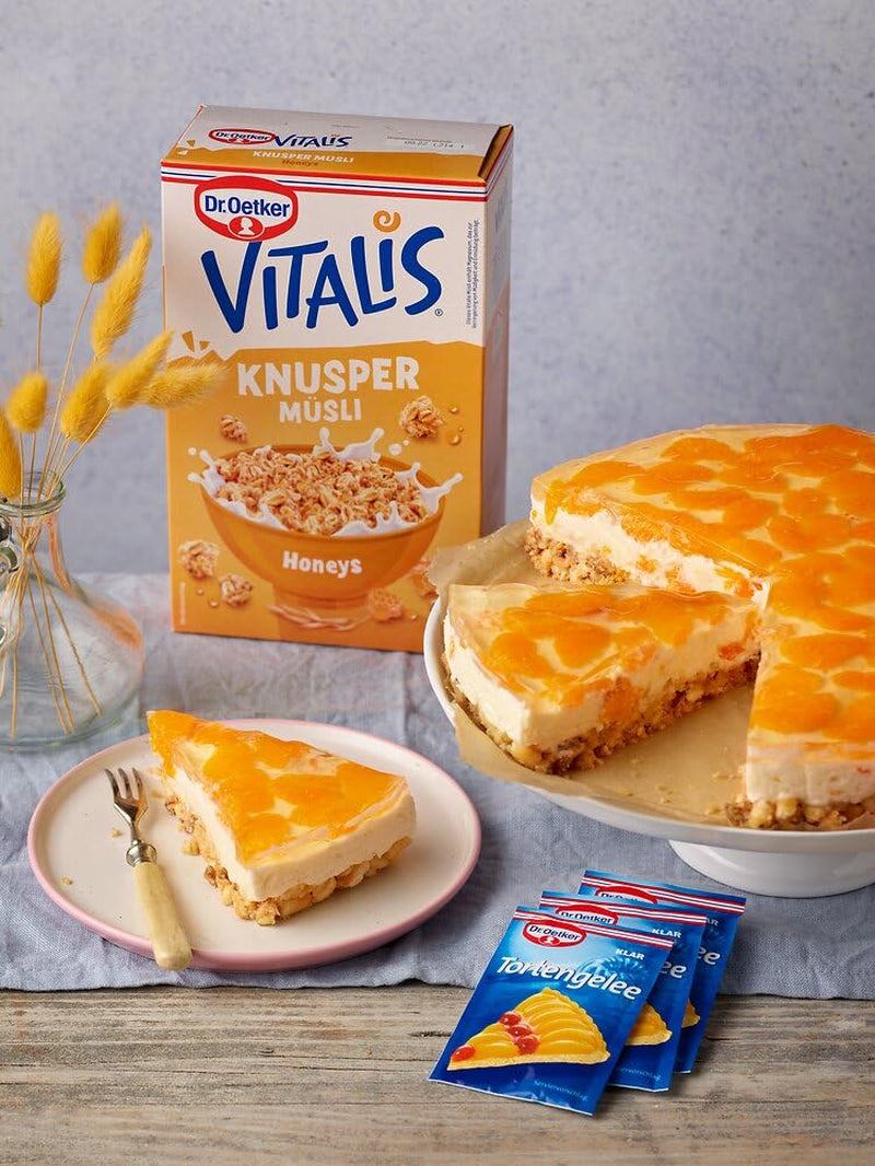 Dr. Oetker Vitalis Crunchy Honeys: Musli crocant cu miere, pentru micul dejun și gustări, pachet de 5 (5 x 600g)