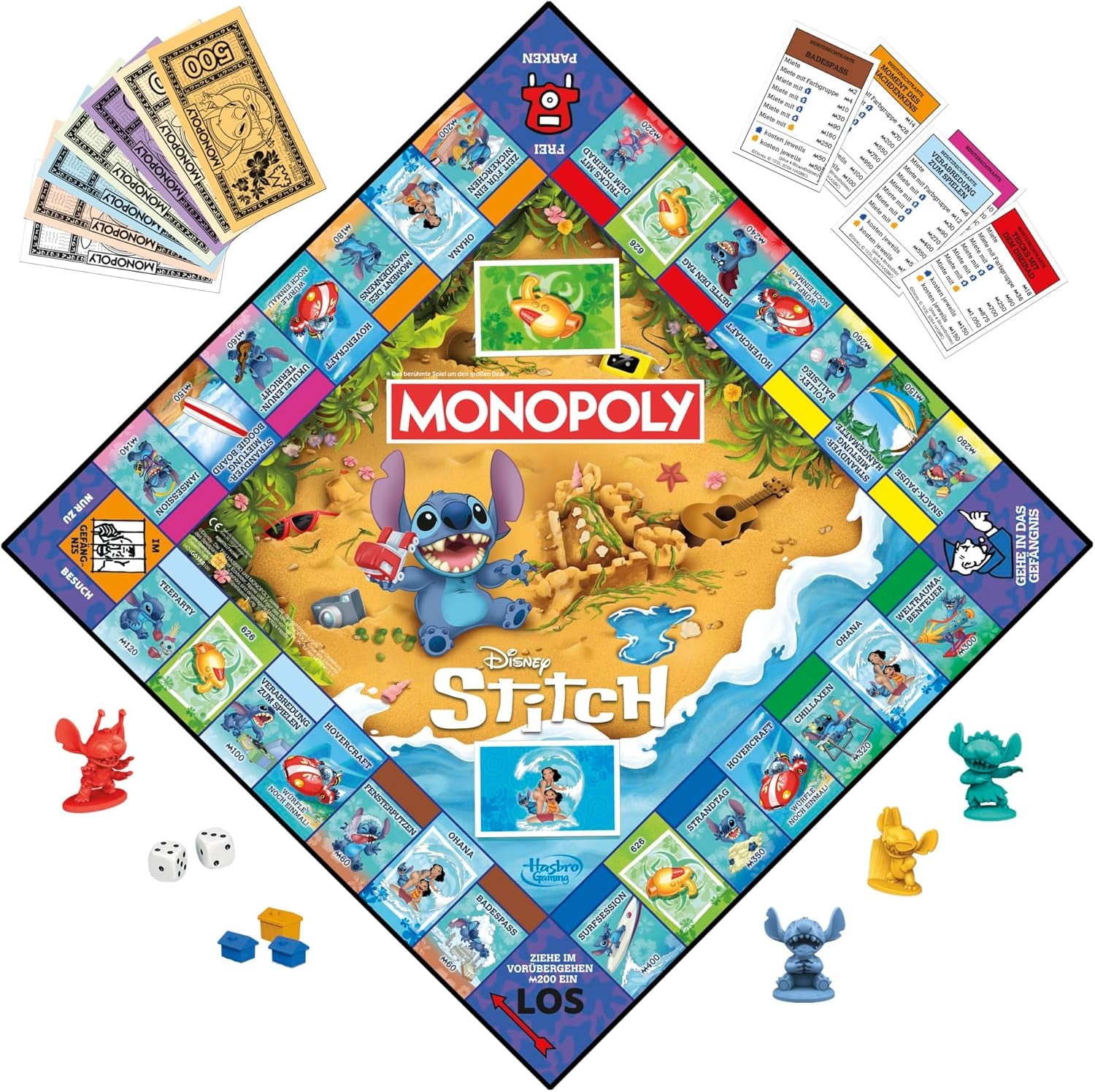 Joc de societate Monopoly Disney Stitch Edition - Versiunea germană