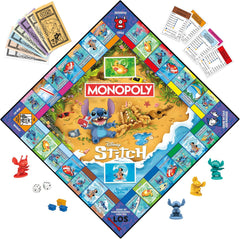 Joc de societate Monopoly Disney Stitch Edition - Versiunea germană