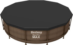 Prelată Bestway PVC Ø 370, neagră, rotundă