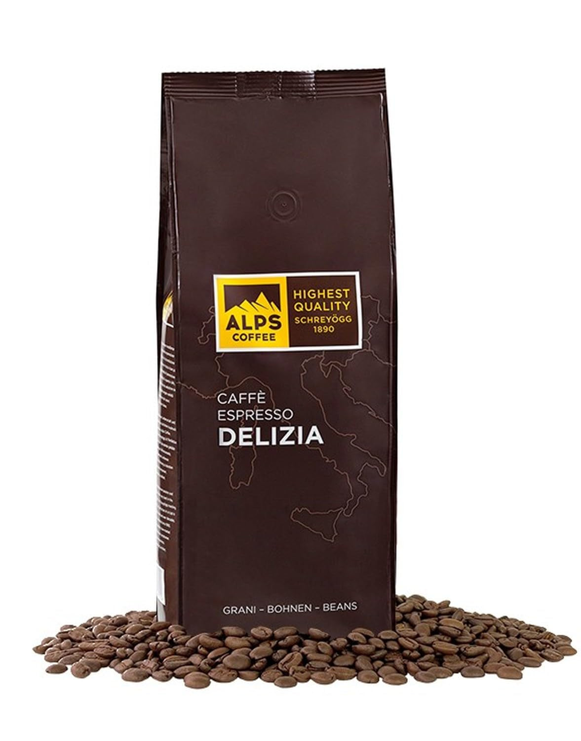 Cafea Espresso Alps Delizia 1 kg - Boabe