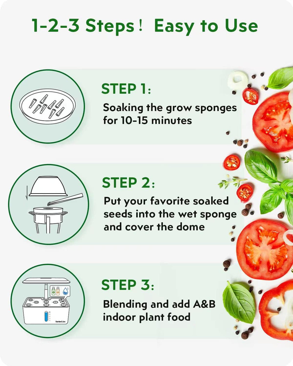 Set de capsule hidroponice cu 166 de piese: kituri Grow Anything pentru plante – inclusiv bureți de creștere, cupole de creștere, etichete pentru hrana pentru plante A&B – accesorii hidroponice pentru majoritatea