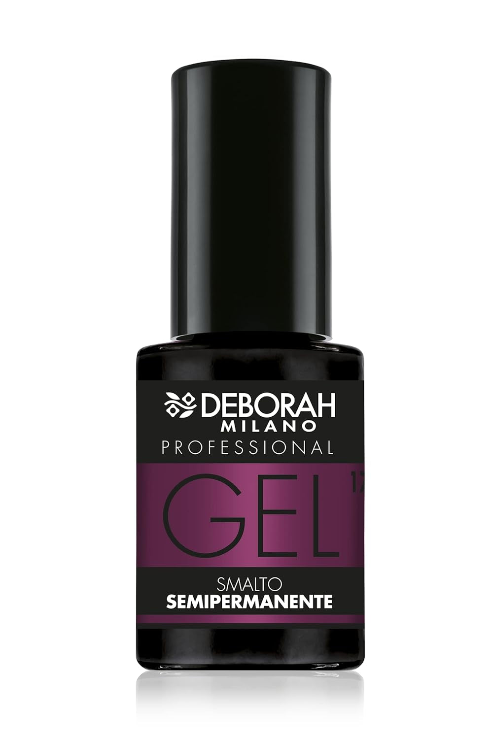 Oja semipermanentă Milano Professional, nr. 21 Burgundy, efect de volumizare, de lungă durată, pentru unghii intense și lucioase, 4,5 ml
