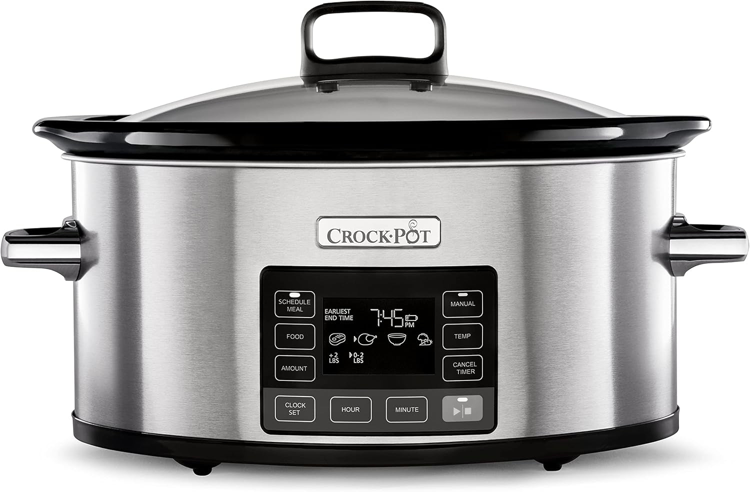 Slow cooker digital Crock-Pot Timeselect, 5.6 litri (7 persoane) Slow Cooker Naty Shop