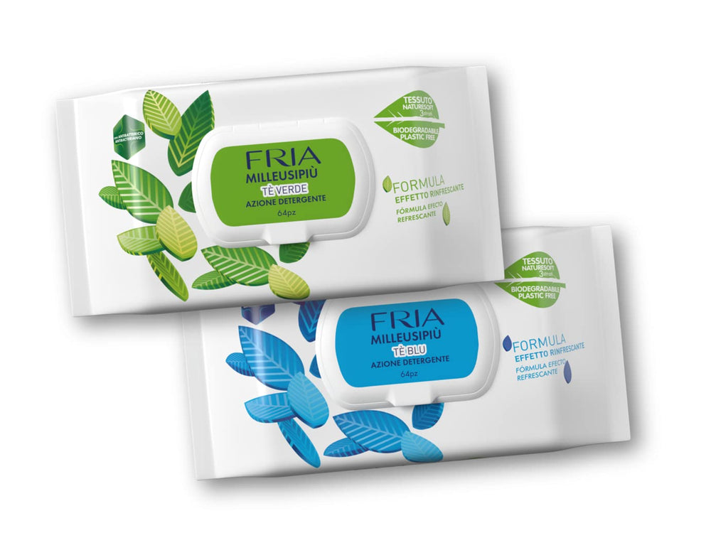 MilleusiPiu Maxi cu capac, 64 șervețele umede, 64 unități