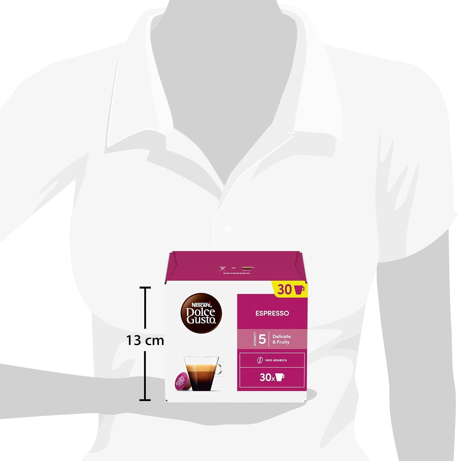 NESCAFÉ DOLCE GUSTO Espresso Kaffeekapseln 3er Vorratspack (3 x 30 Kapseln)