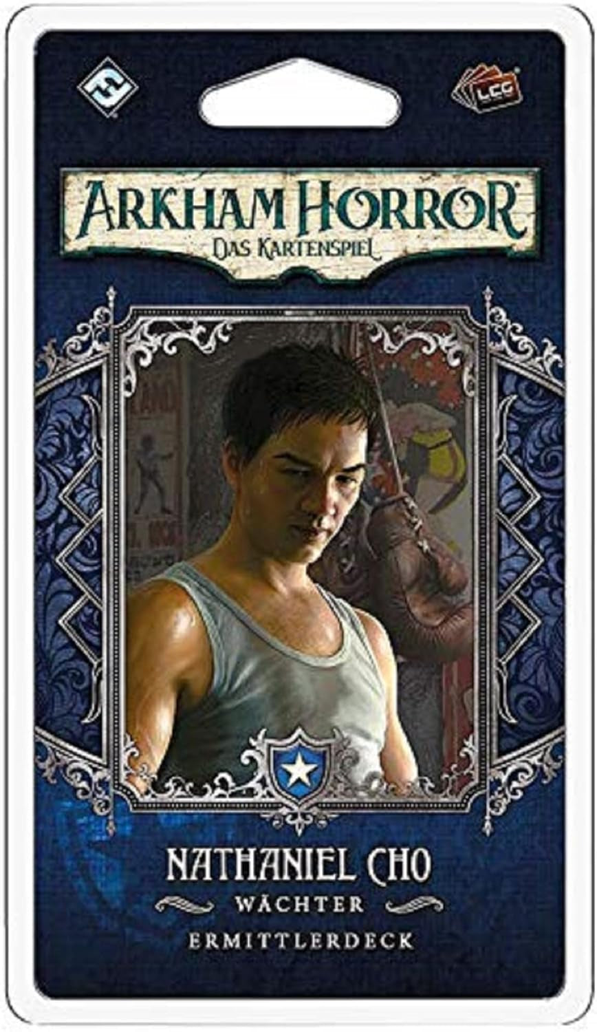 Fantasy Flight Games, Arkham Horror: LCG, Joc de bază, Joc pentru experți, Joc de cărți, 1-4 jucători, Vârste 14+, 45+ minute, Germană, Multicolor, Colorat