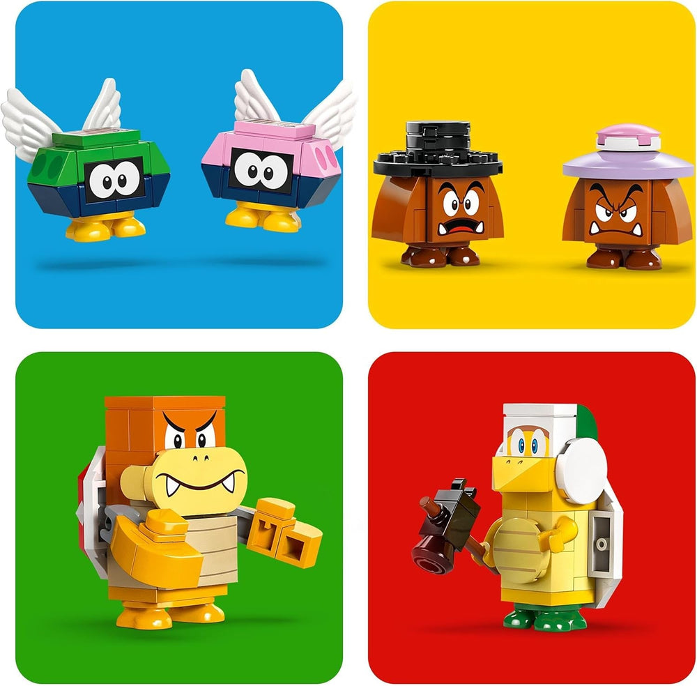 LEGO Super Mario Trenul Express Bowser, set de joacă de aventură pentru copii cu Hammer Brother, 2 Gumbas și 2 Parapunctures, cadou Nintendo pentru băieți, fete și gameri 71437 Seturi de constructie Besuche den LEGO-Store