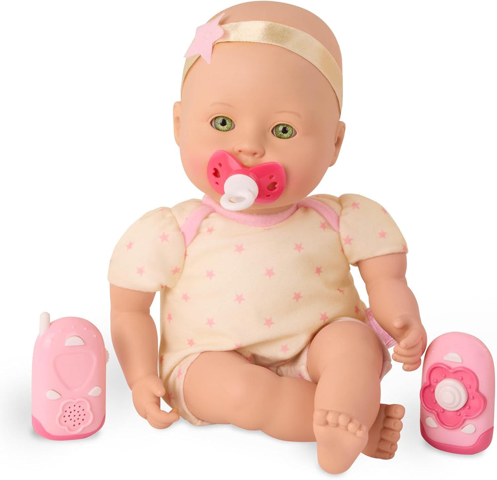 Păpușă Baby Sweetheart - Seara de culcare - 31 cm - Corp moale - Accesoriu pentru suzetă - Joc de simulare - Jucărie pentru copii de 3 ani și peste