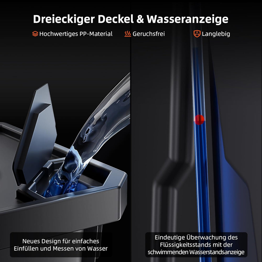 Sistem de creștere hidroponică Spider Farmer DWC cu cultură în apă adâncă de 27 de litri/7 galoane, design nou al capacului triunghiular, sistem de grădinărit cu picurare circulantă cu kit de picurare în ghiveci, pompă de aer de 8W, 2 găleți