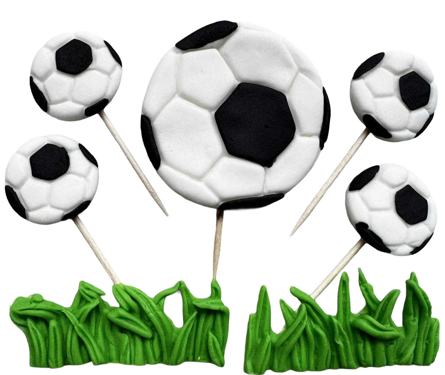 Set 7 decoratiuni comestibile, Fotbal