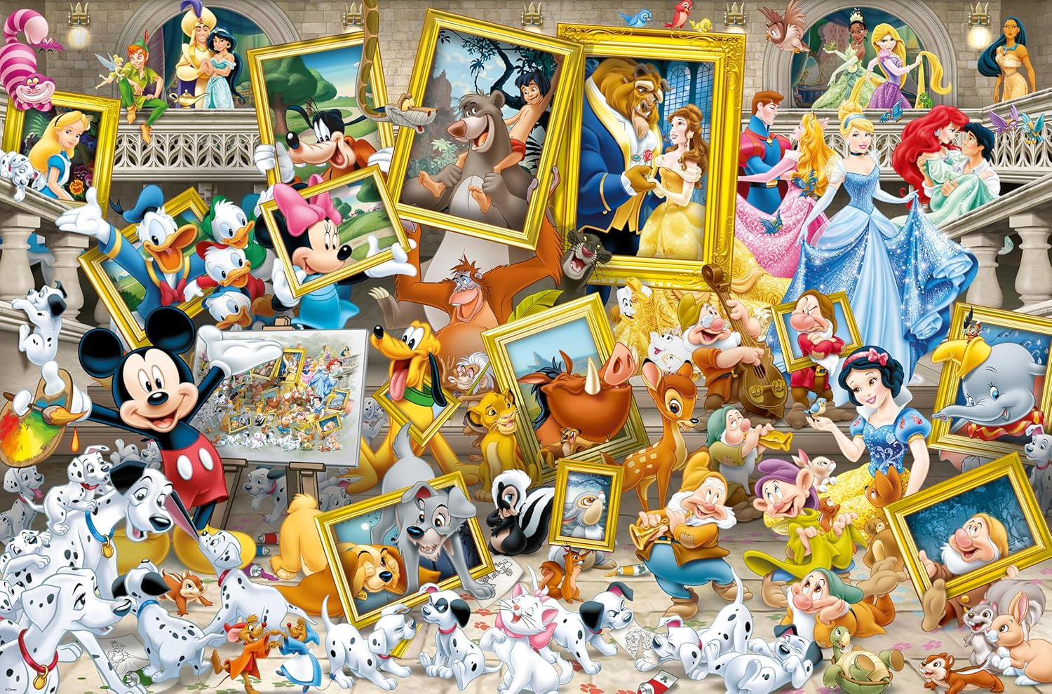Ravensburger Puzzle 17432 - Mickey Ca Artist - Puzzle Disney de 5000 de piese pentru adulți și copii de la 14 ani Puzzle Naty Shop Singur