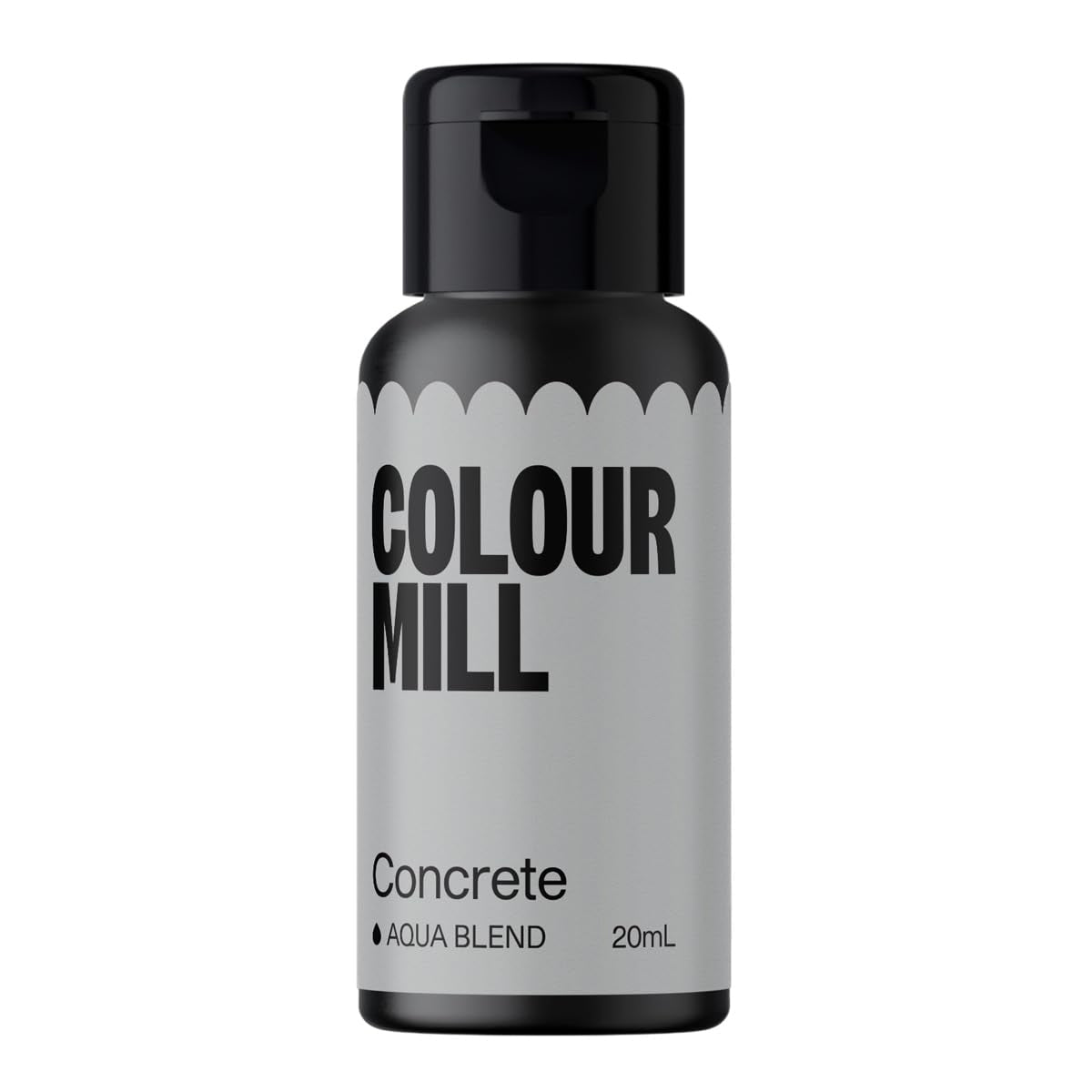 Colorant alimentar Colour Mill Aqua Blend Concrete: Colorant alimentar lichid pe bază de apă - 20 ml