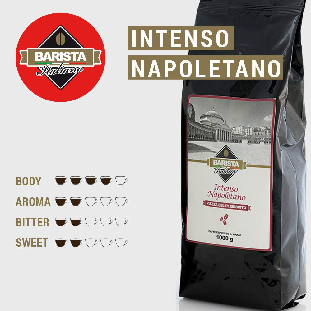 2 x 1KG Kaffeebohnen - Premium Geschmack (INTENSO NAPOLETANO)