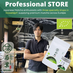 WAKABA Ceai organic Kabuse Sencha 100 g – Ceai verde organic japonez autentic Saegidori și Okumidori din prima recoltă din Kagoshima Kirishima City (DE-ÖKO-013)