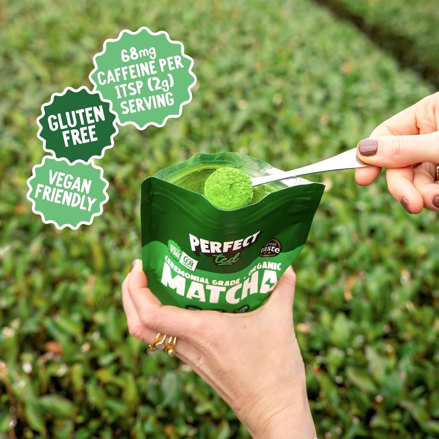 Pudră | Bio 30G | Calitate ceremonială | Origine japoneză | Pudră de ceai | Matcha Fuel | (30 porții) (30G, pudră de matcha ceremonială) (bio)