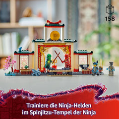 LEGO NINJAGO Spinjitzu Templul Ninja - Playset cu 4 minifigurine și 1 figurină dragon - Set de construcție - Cadou de Crăciun sau aniversare pentru băieți și fete de la 4 ani 71831 Seturi de constructie Besuche den LEGO-Store