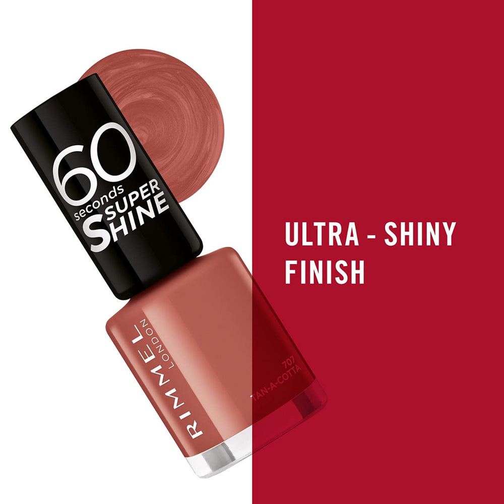 rimmel 60 seconds super shine 707 tan a cotta