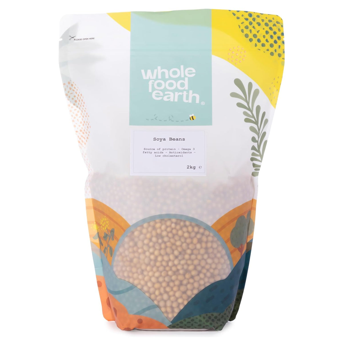 Soia Wholefood Earth – fără OMG – naturală – vegană – fără lactate – fără zahăr adăugat 1 kg