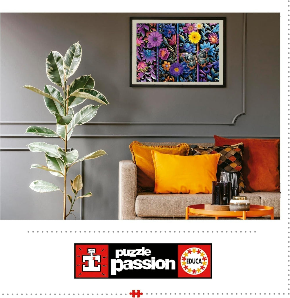 Educa - Puzzle de 500 piese pentru adulti | Badda Bloom. Dimensiuni: 48 X 34 cm. Include lipiciul de puzzle Fixpuzzle. Pentru 11 ani (19909) Puzzle Naty Shop