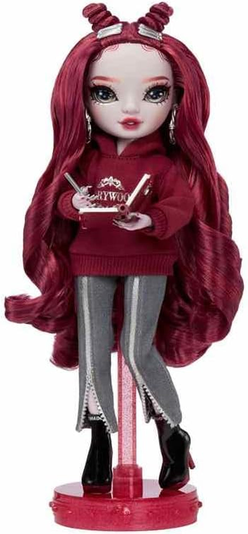 Rainbow High Shadow High Seria 3 - Scarlett Rose - Păpușă la modă maro-castaniu - Ținută la modă și peste 10 accesorii de joacă colorate - Ideală pentru copii cu vârste între 4 și 12 ani și colecționari