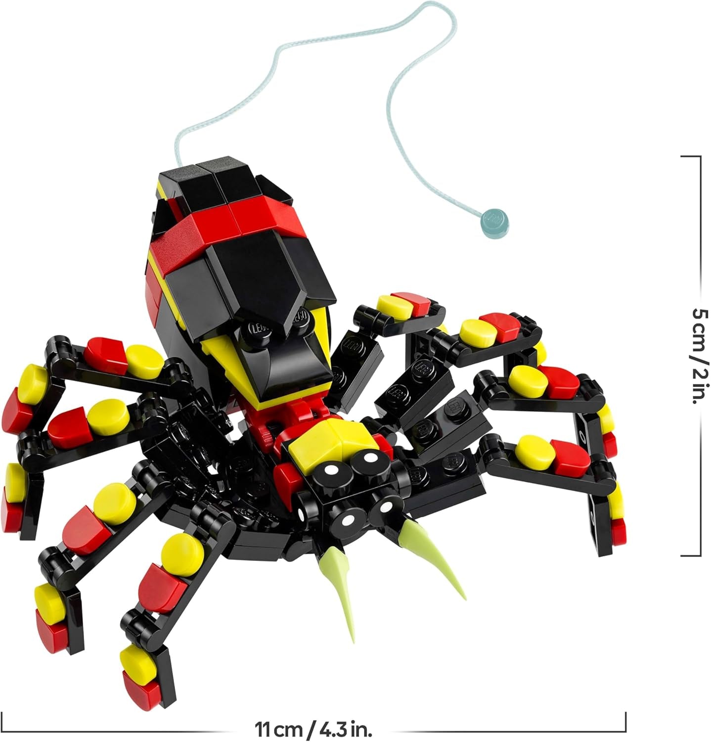 LEGO Creator 3in1 Wilde Tiere: Überraschungsspinne - Spielzeug zum Umbauen in eine Skorpion Figur oder Schlange - Bauset mit 3 Modellen - Geschenk für Jungen und Mädchen ab 7 Jahren 31159