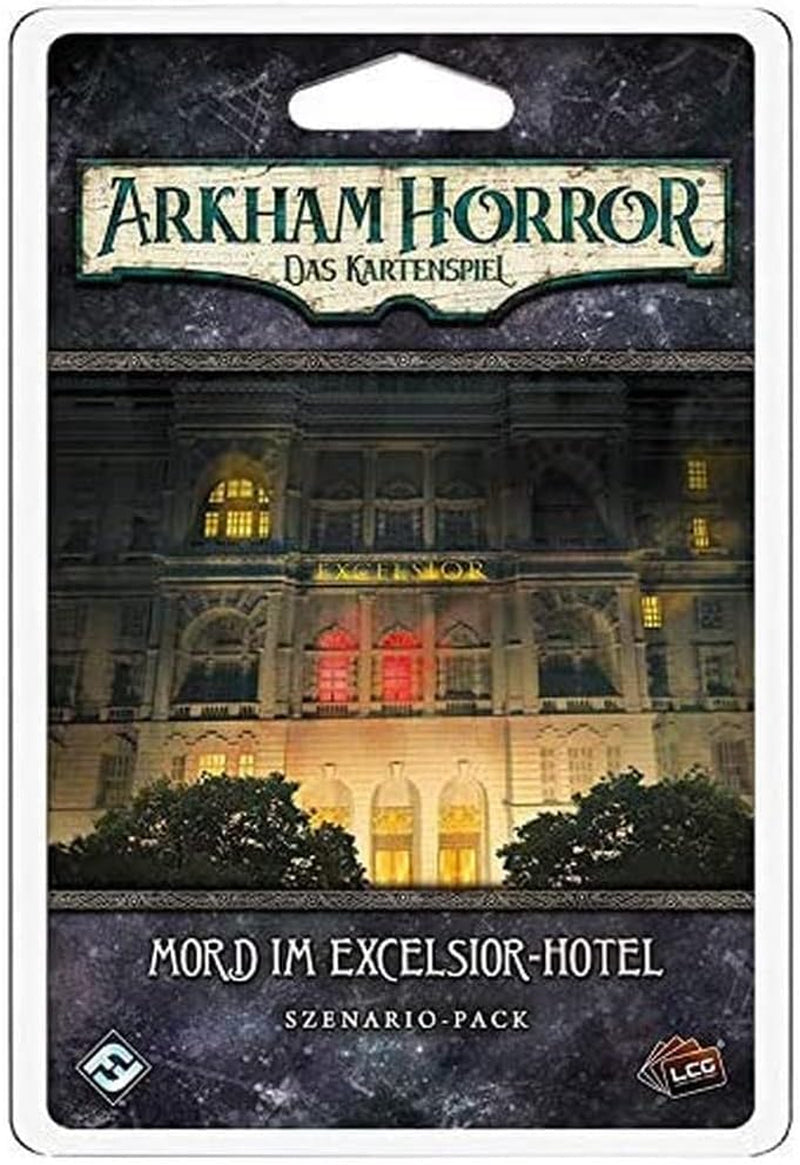 Fantasy Flight Games, Arkham Horror: LCG, Joc de bază, Joc pentru experți, Joc de cărți, 1-4 jucători, Vârste 14+, 45+ minute, Germană, Multicolor, Colorat
