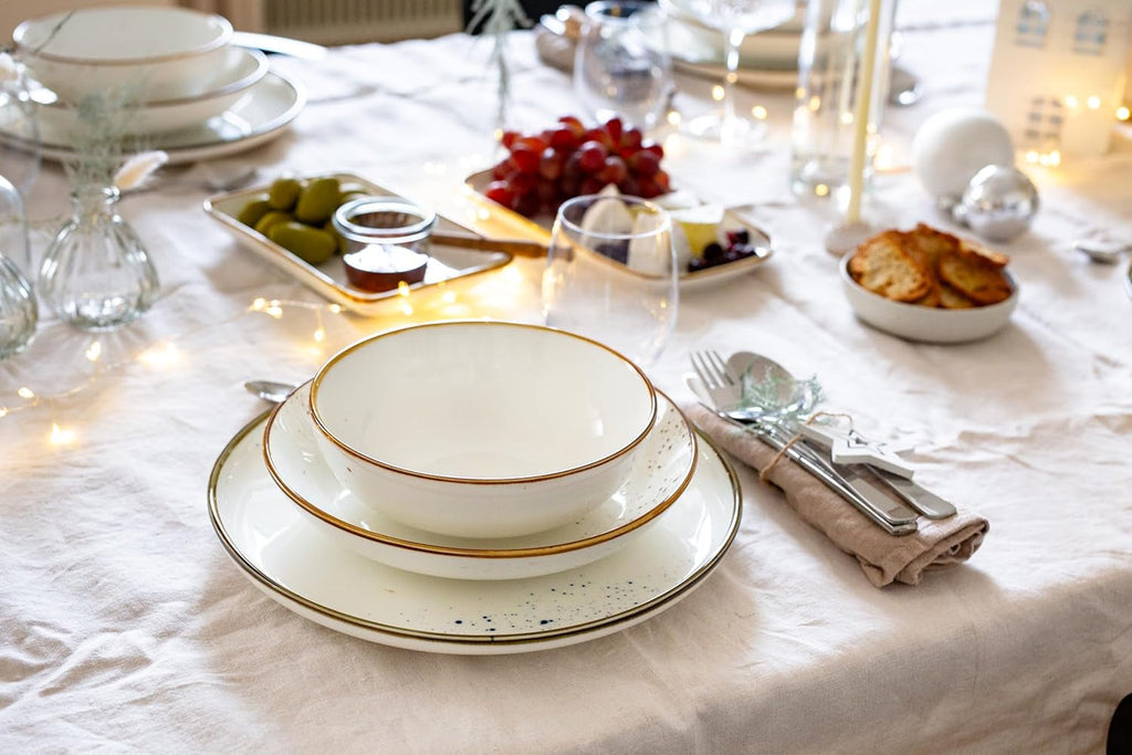 MÄSER Seria Pintar, Set de veselă de înaltă calitate pentru 4 persoane, serviciu combinat din 16 piese Seturi vesela masa Naty Shop