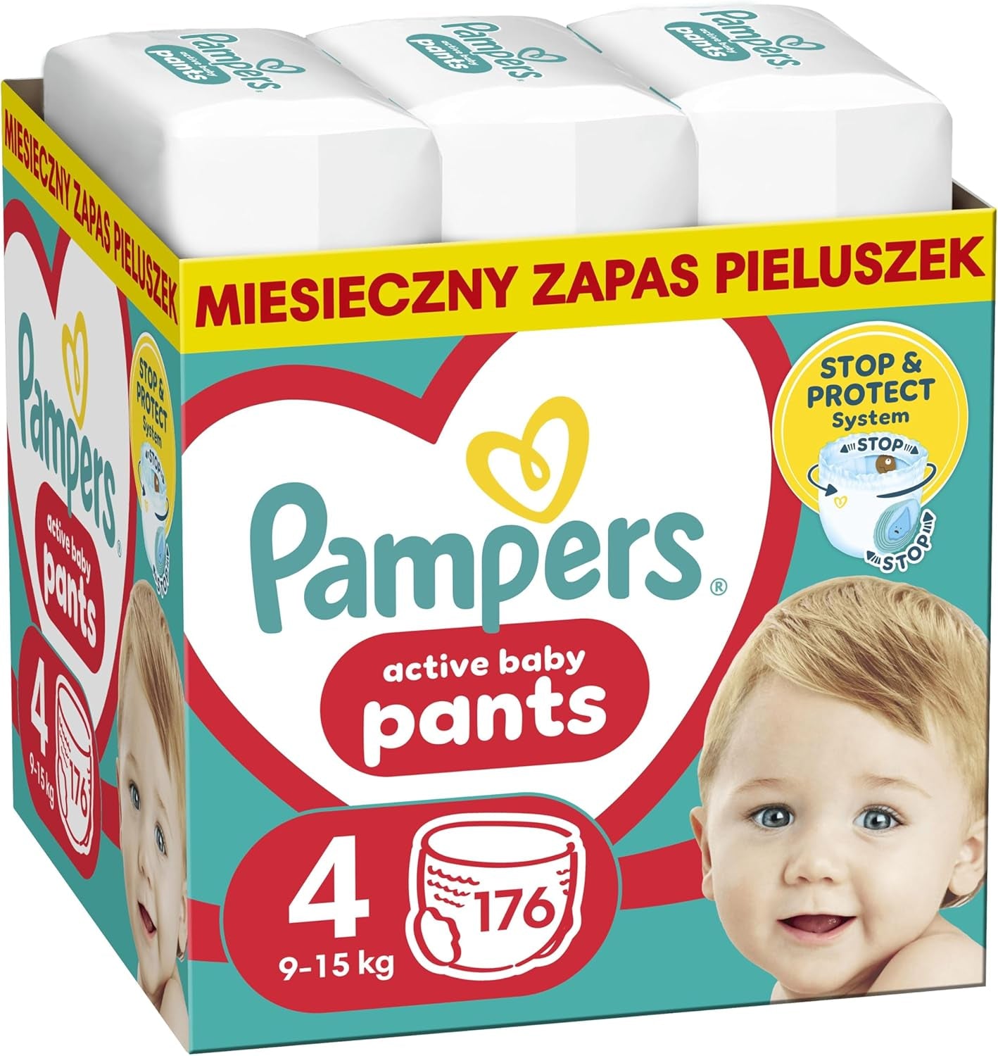 Pampers (Versiunea Veche), Pantaloni Băieți/Fete 4 176 buc.