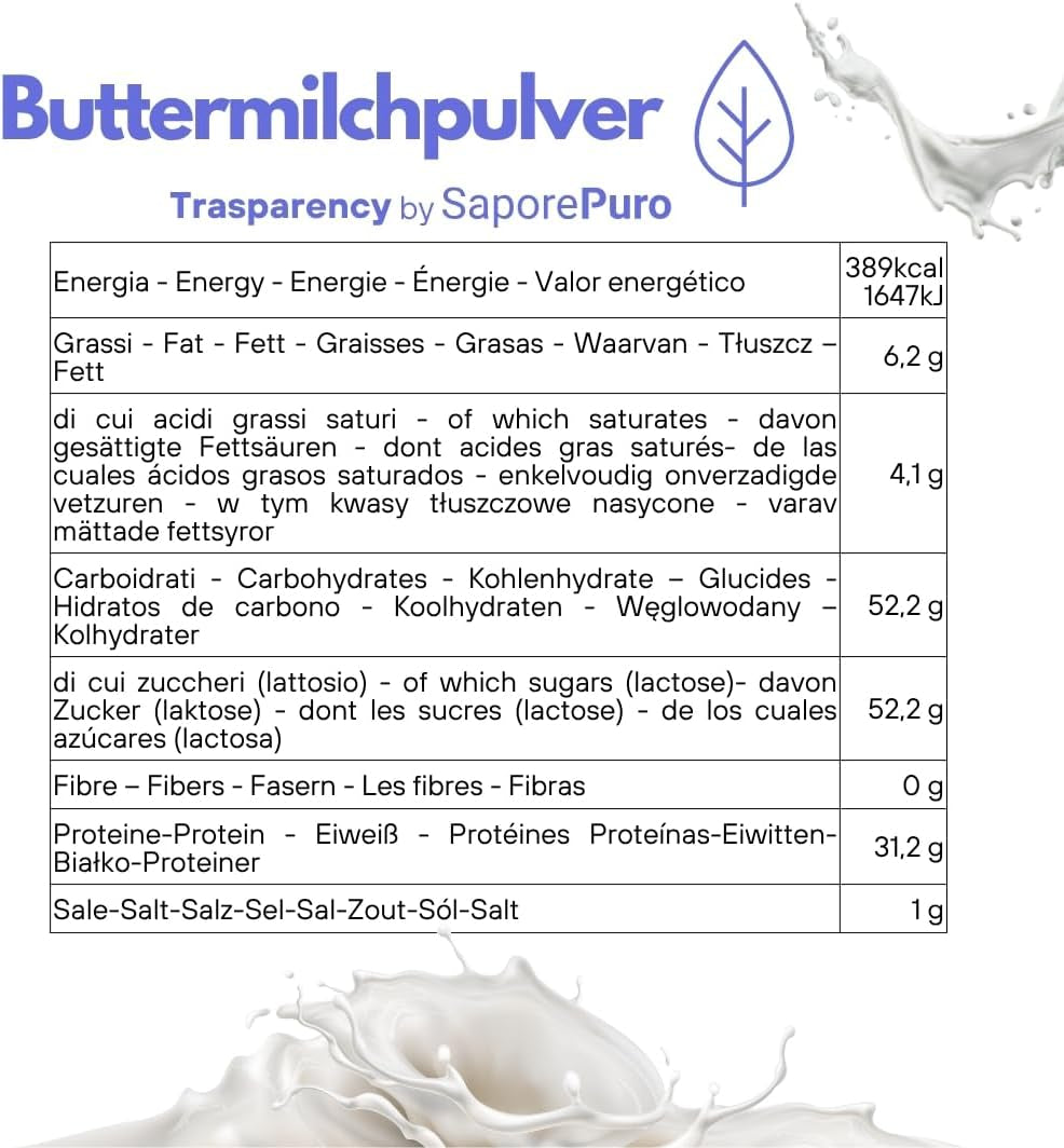 BUTTERMILCH pulver 1 kg