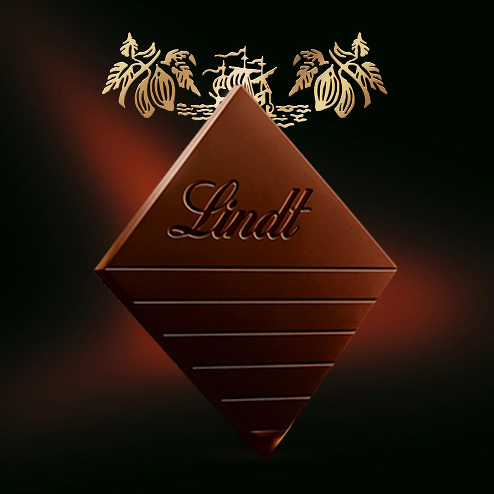 Lindt Ciocolată | Baton EXCELLENCE 85% Cacao | 100g | Ciocolată Extra Neagră | Baton de Ciocolată Vegană