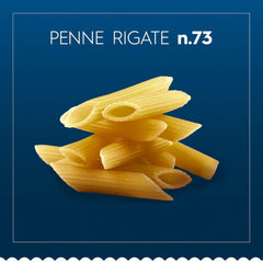 Paste Barilla Classic Penne Rigate Nr. 73 din grâu dur de înaltă calitate, întotdeauna al dente (1 x 500 g)
