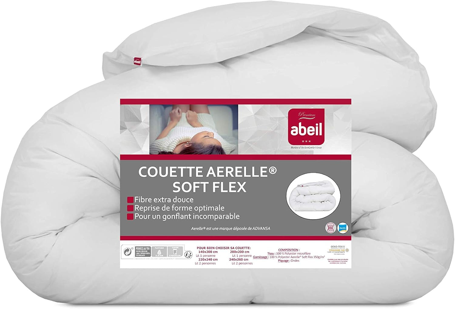Plapumă Soft Flex, poliester, alb, 240 X 260 cm Plapumi si pilote Naty Shop 240 X 260 Cm