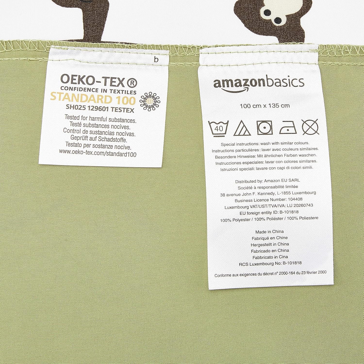 Set de lenjerie pentru paturi microfibră Amazon BASONS BASON Naty Shop