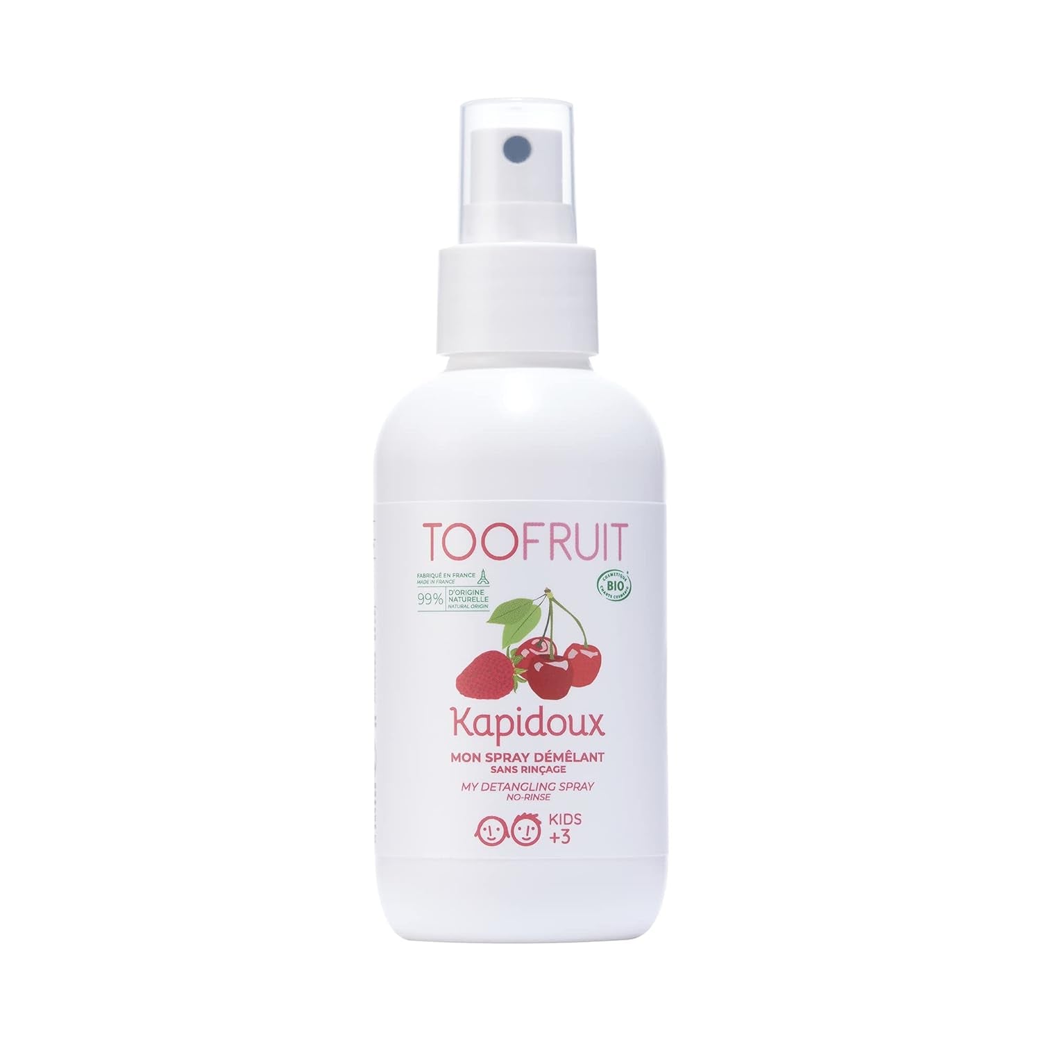 Toofruit Kapidoux spray pentru descurcarea căpșunilor ușoare, 125 ml Produse pentru descurcarea părului Naty Shop Titlu implicit