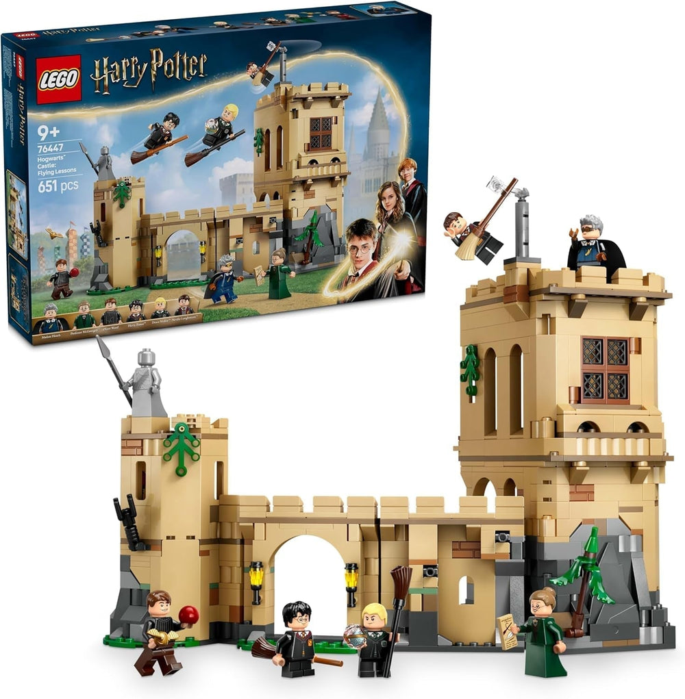Castelul Hogwarts LEGO Harry Potter: Lecții de zbor, set de joacă de aventură cu 6 minifigurine de colecționat, inclusiv Draco Malfoy și profesorul Mcgonagall, set de joacă de rol pentru băieți și fete de la 9 ani 76447 Seturi de constructie Besuche den LEGO-Store Titlu implicit