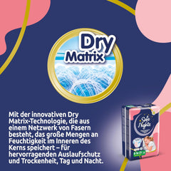 Safe Nights Girl, chiloți absorbanți de noapte pentru fete cu vârsta cuprinsă între 8 și 16 ani (30-50 kg), 14 bucăți