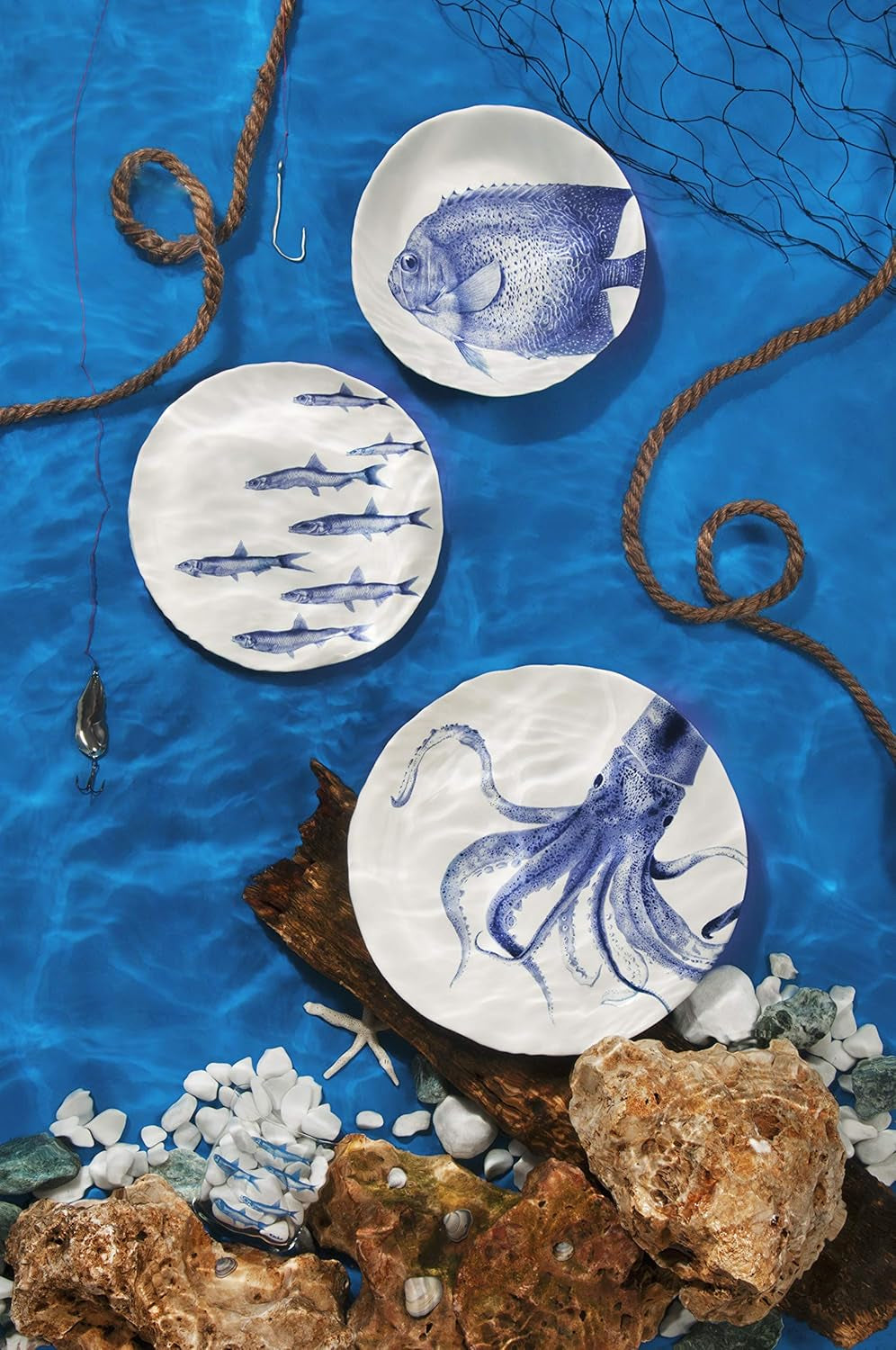 Farfurie Excelsa Flora & Fauna, ceramică, multicoloră