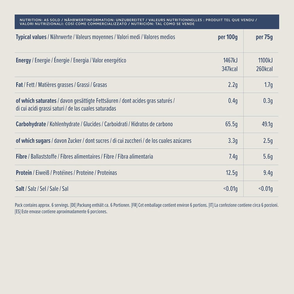 Fusilli din grâu integral de la Amazon, 500g