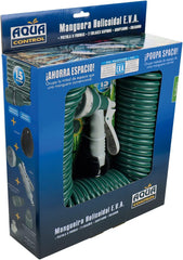 Furtun de grădină C2107N2 cu 7 forme, 15 m, verde