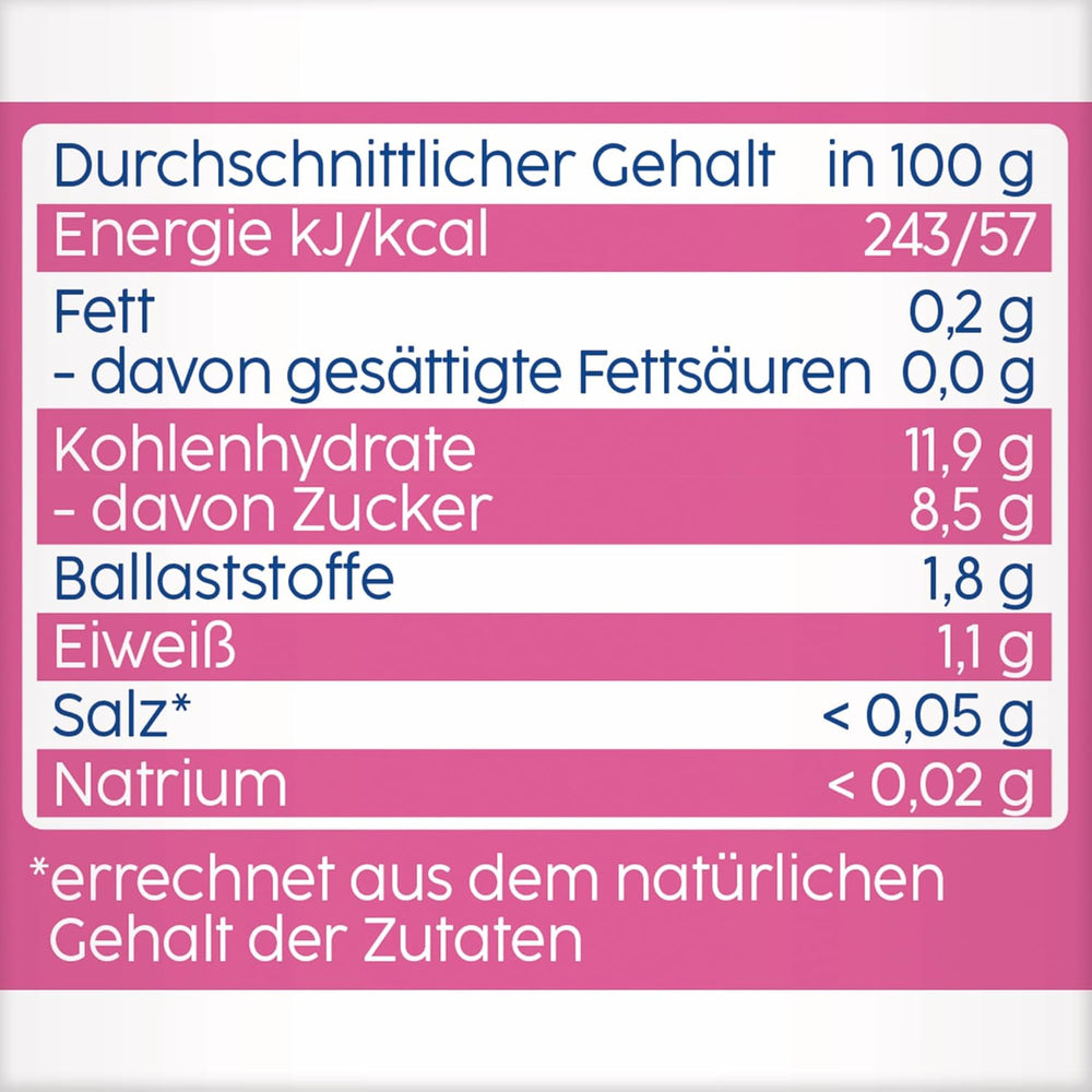Pliculețe stoarcibile cu fructe, zmeură, măr, banană și speltă – 16 bucăți (pachet de 4, 4 x 90 g fiecare), fără zahăr adăugat, făcute din fructe blânde și cereale valoroase, ideale pentru gustări la pachet și pentru consumul independent