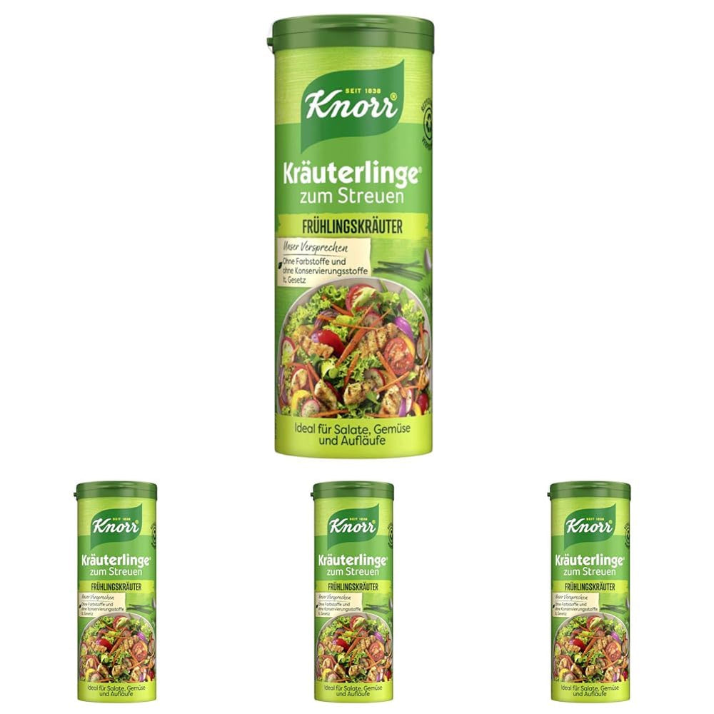 Knorr Kräuterlinge Italienische Kräuter Würzmischung zum Streuen für Pasta, Gemüse oder einen Salat 60 g