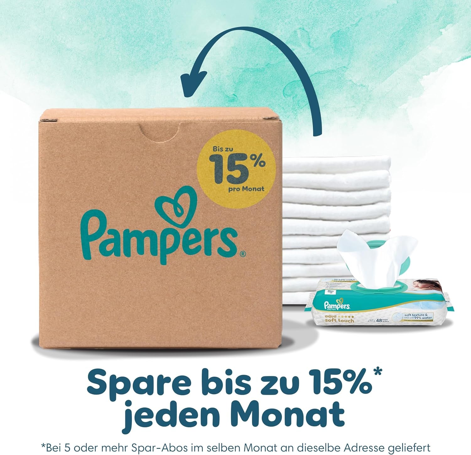 Scutece Pampers Harmony mărimea 2, 204 scutece, 4kg-8kg, protecție delicată a pielii cu protecție 100% Pampers