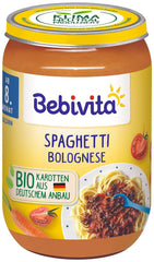 Meniuri De la 8 luni Spaghetti Bolognese, pachet de 6 (6 X 220 grame), mediu Mama si Copilul Naty Shop 220 grame Spaghetti Bolognese