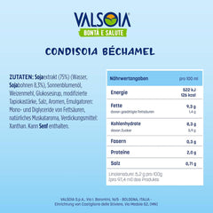 Condisoia Béchamel, Bechamel fără lactoză, Versatil în gătit, Ideal pentru vegani și vegetarieni, 6 x 200 ml