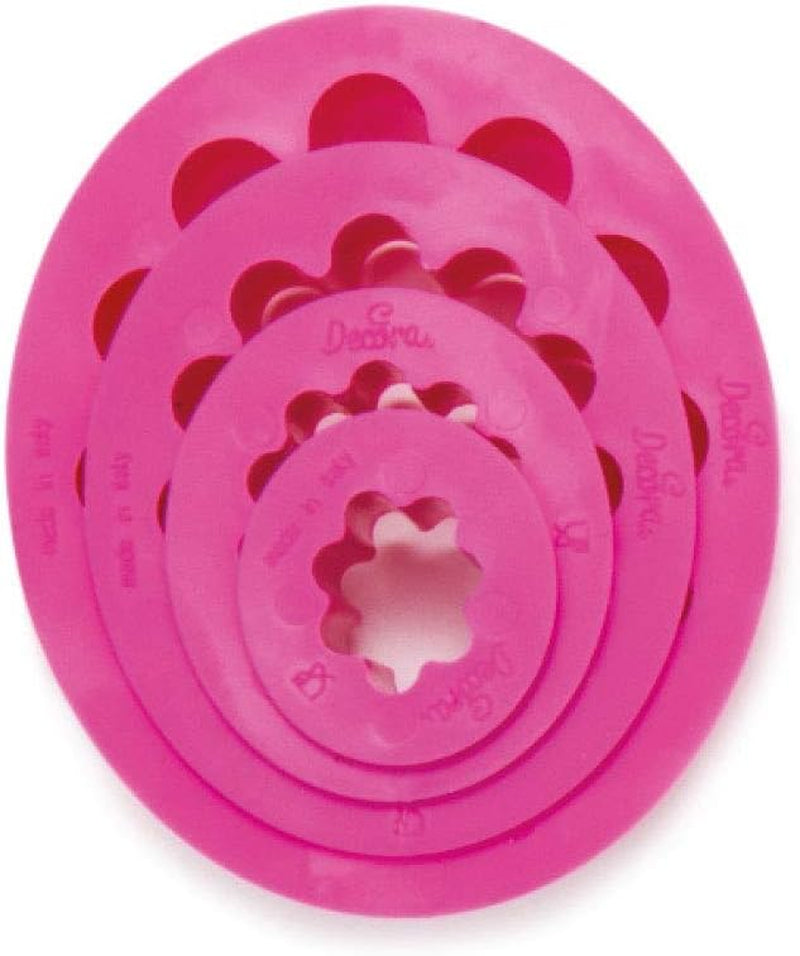 0255308 SET DE FORME DE FURSECURI OVALE, 4 PIESE 1,5-3,5-5,5-9 Î2,2 cm