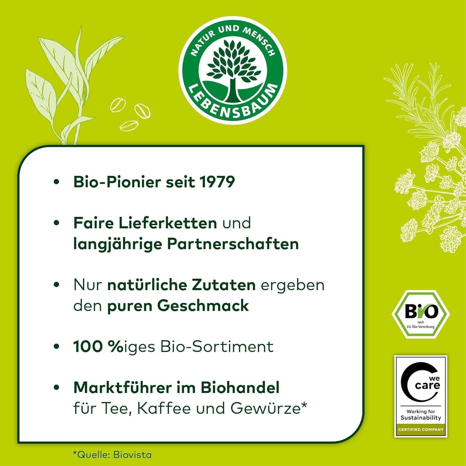 Lebensbaum Liebstöckel geschnitten, Bio-Gewürz mit würzigem Geschmack, Maggi-Kraut für Suppen, Marinaden, Fleisch- und Fisch-Gerichte, vegan, 15g