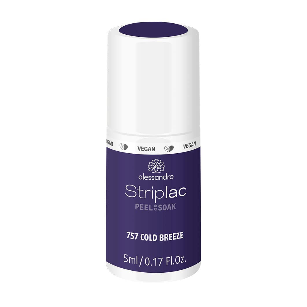 alessandro Striplac UV-Nagellack Flat White – Schonend und langanhaltend – Einfache Entfernung dank Peel-Off-Technologie – Vegan und tierversuchsfrei – 8 ml
