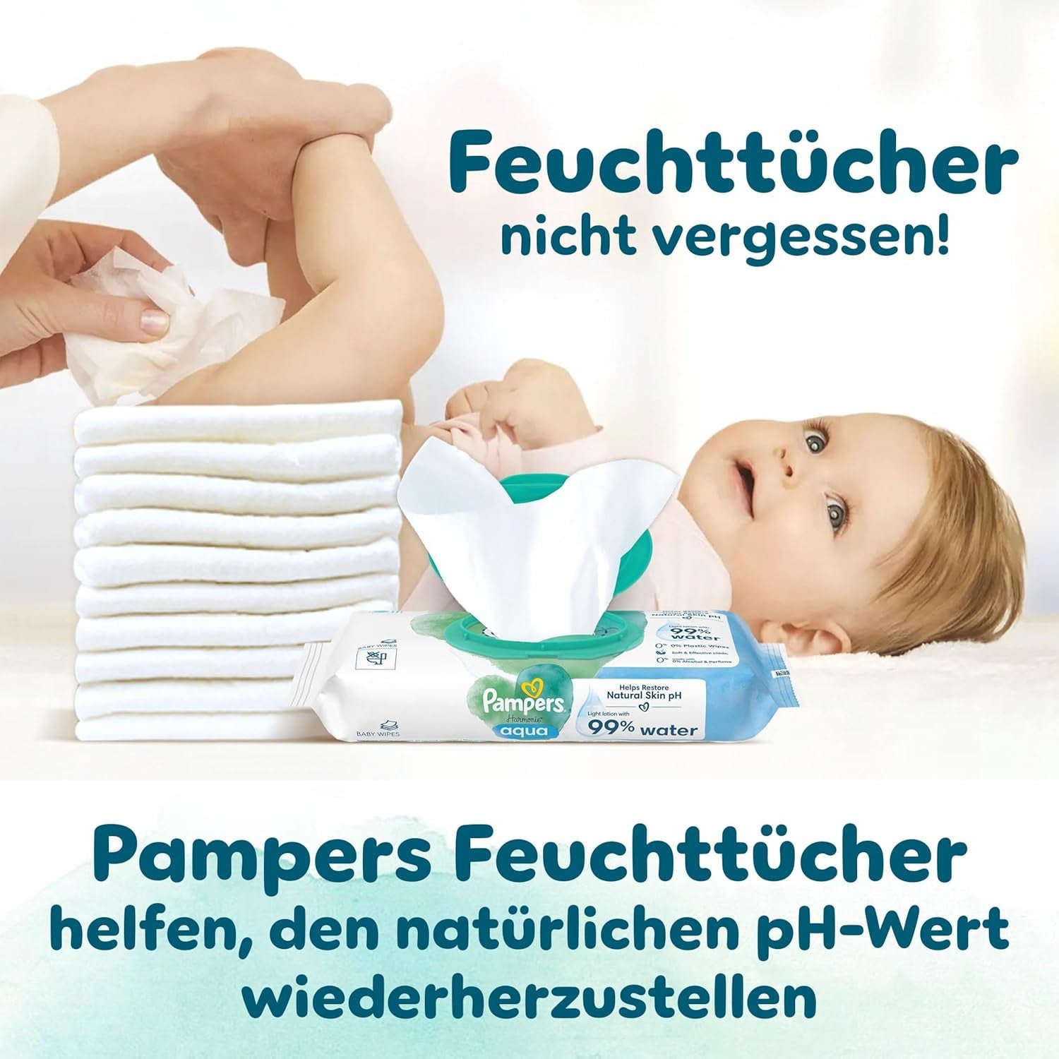 Scutece Pampers Harmony mărimea 1, 180 scutece, 2kg-5kg, protecție delicată a pielii cu protecție 100% Pampers
